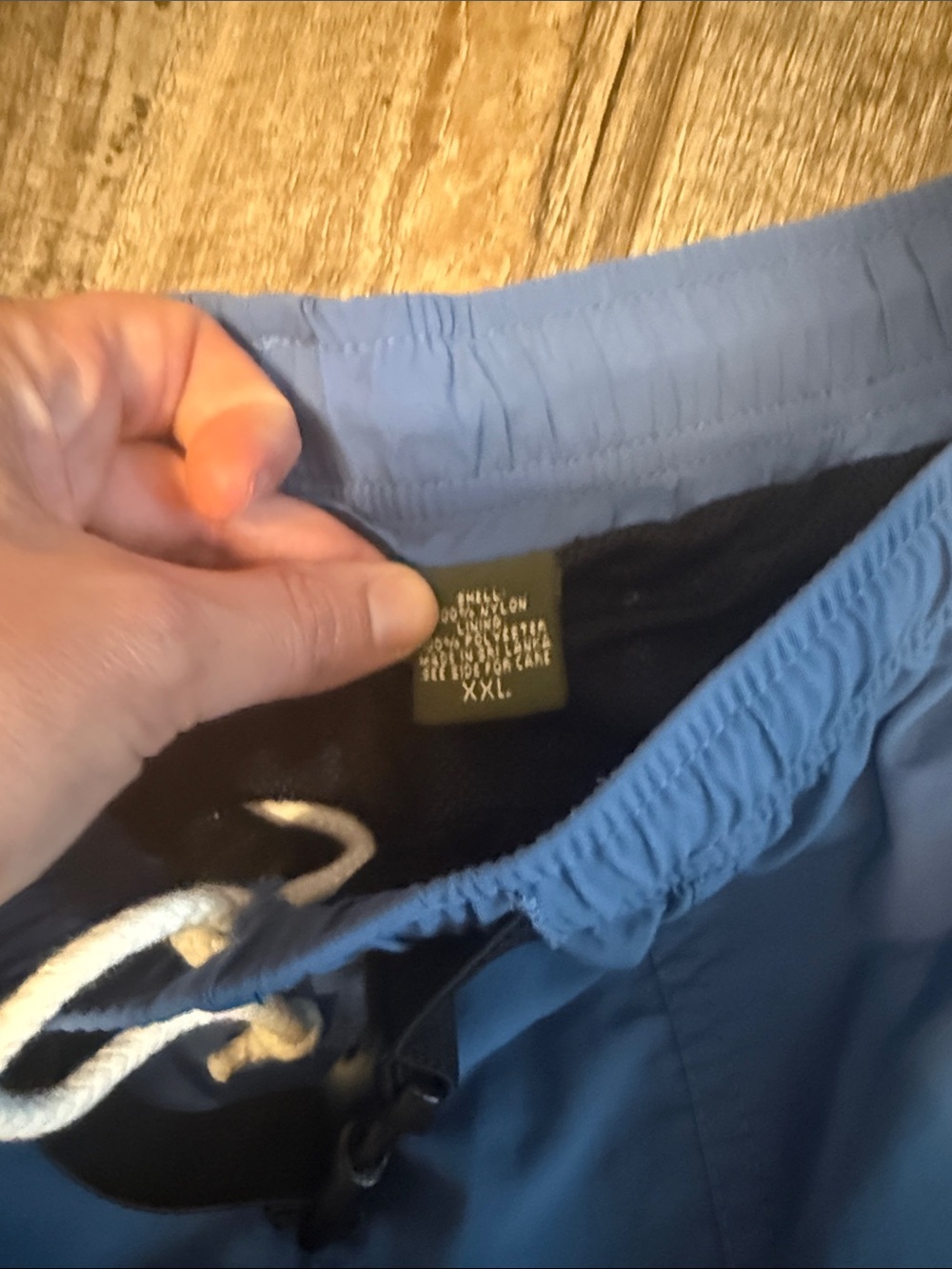 Eddie Bauer Ebtek Nylon Shorts Mesh Lined Belted Men's XXL Blue - Picture 4 of 6